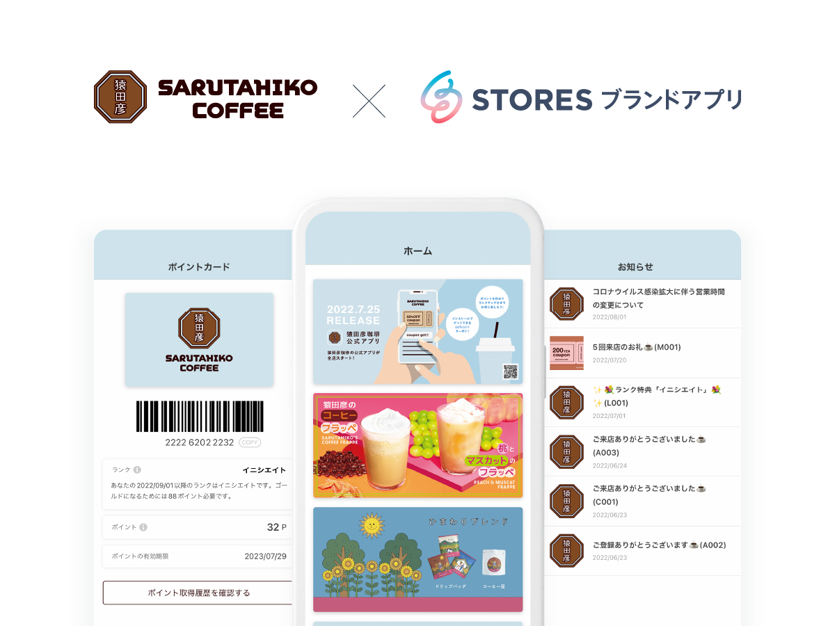 東京・恵比寿のスペシャルティコーヒー専門店である猿田彦珈琲株式会社さまの導入事例を追加しました！